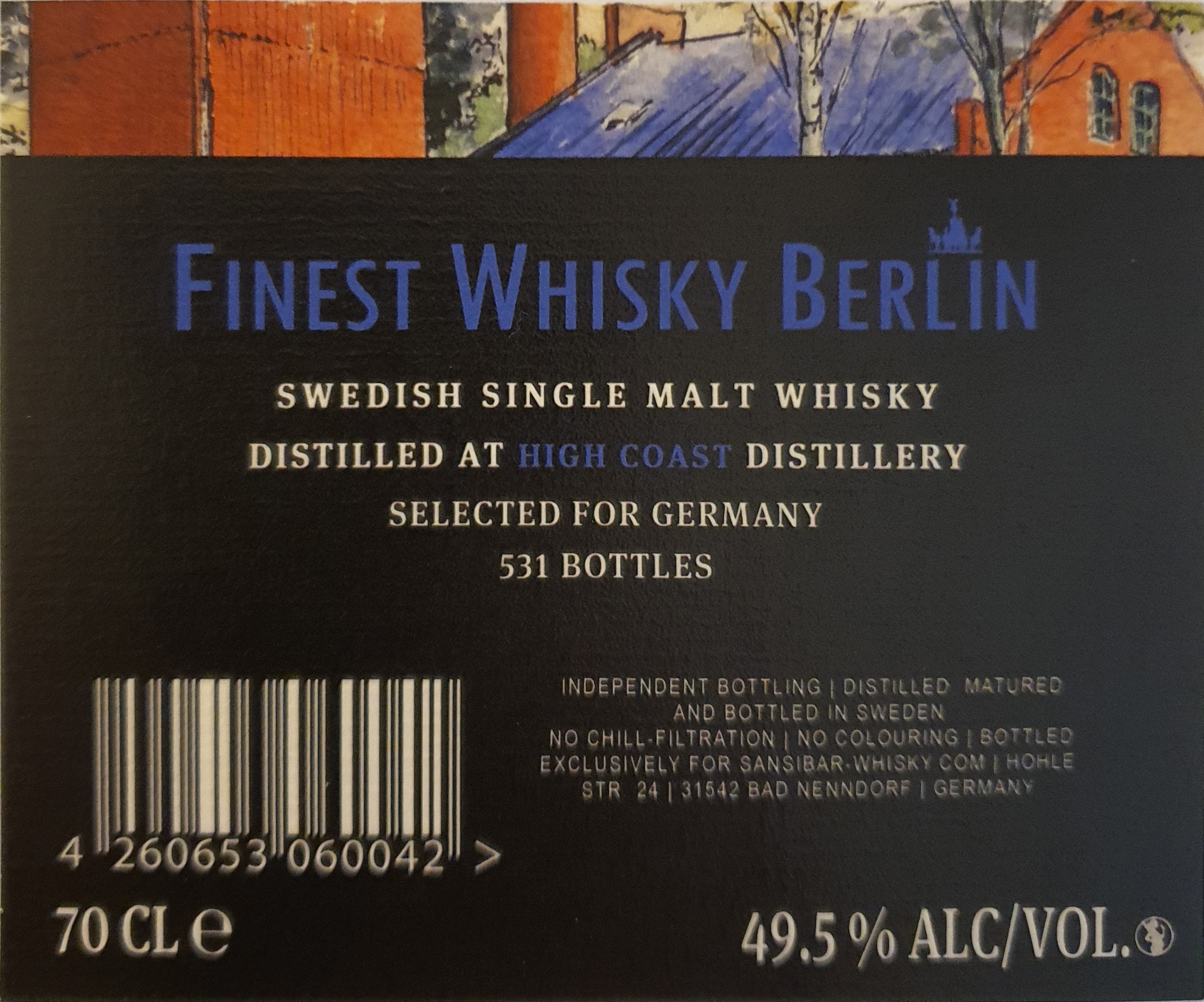 Swedish Single Malt Whisky NAS - Finest Whisky Berlin Batch 3