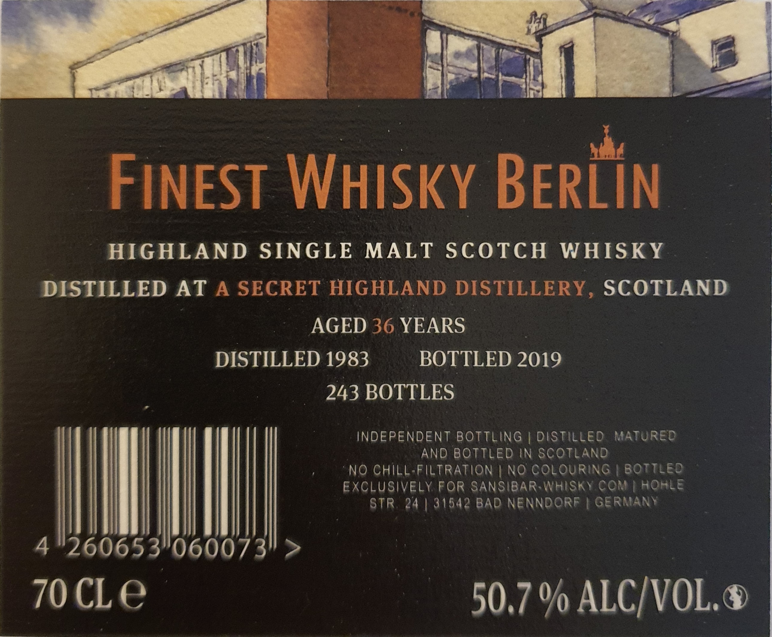 Highland Single Malt 36y - Finest Whisky Berlin Batch 3