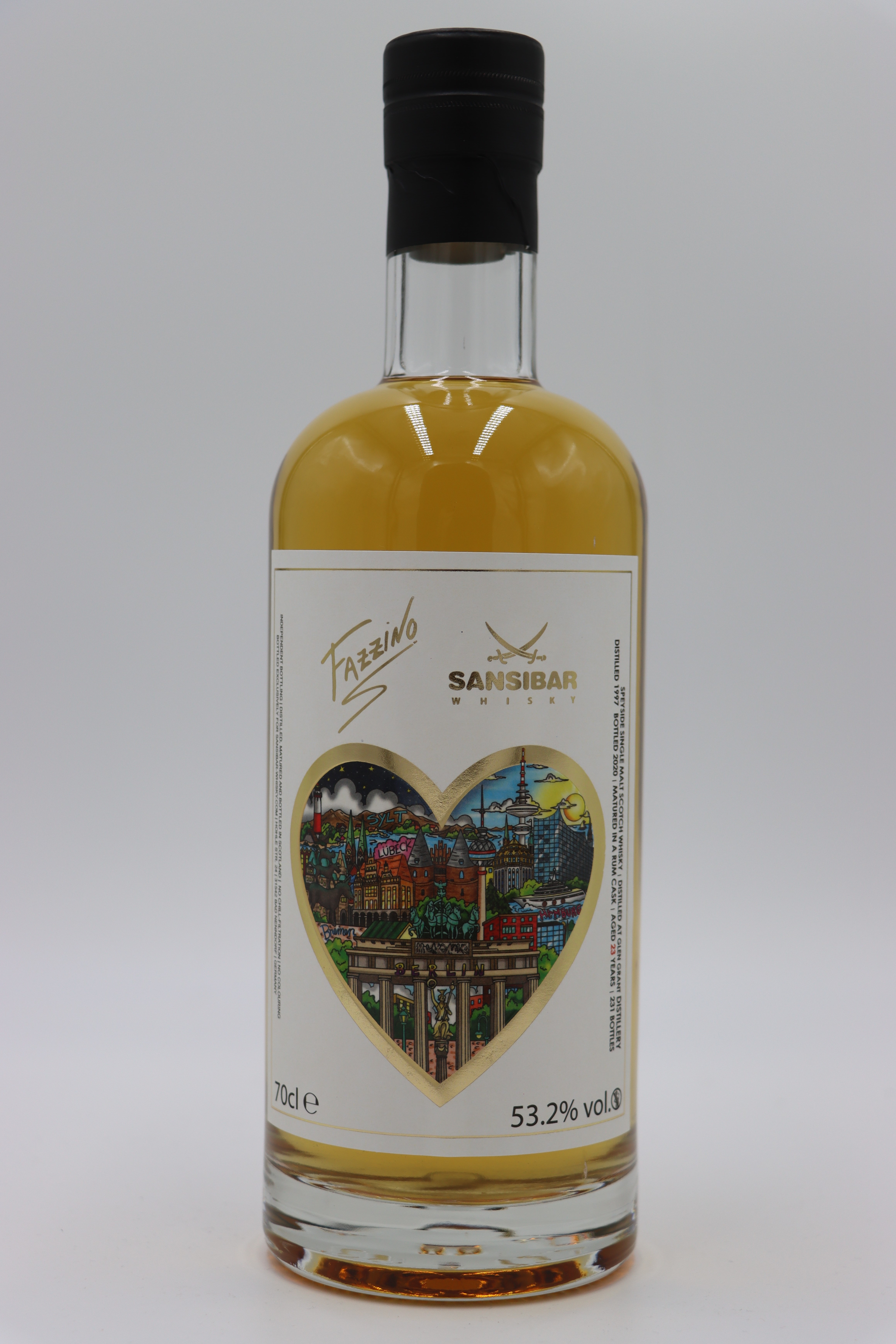 Glen Grant 23y - Sansibar Whisky Fazzino Label