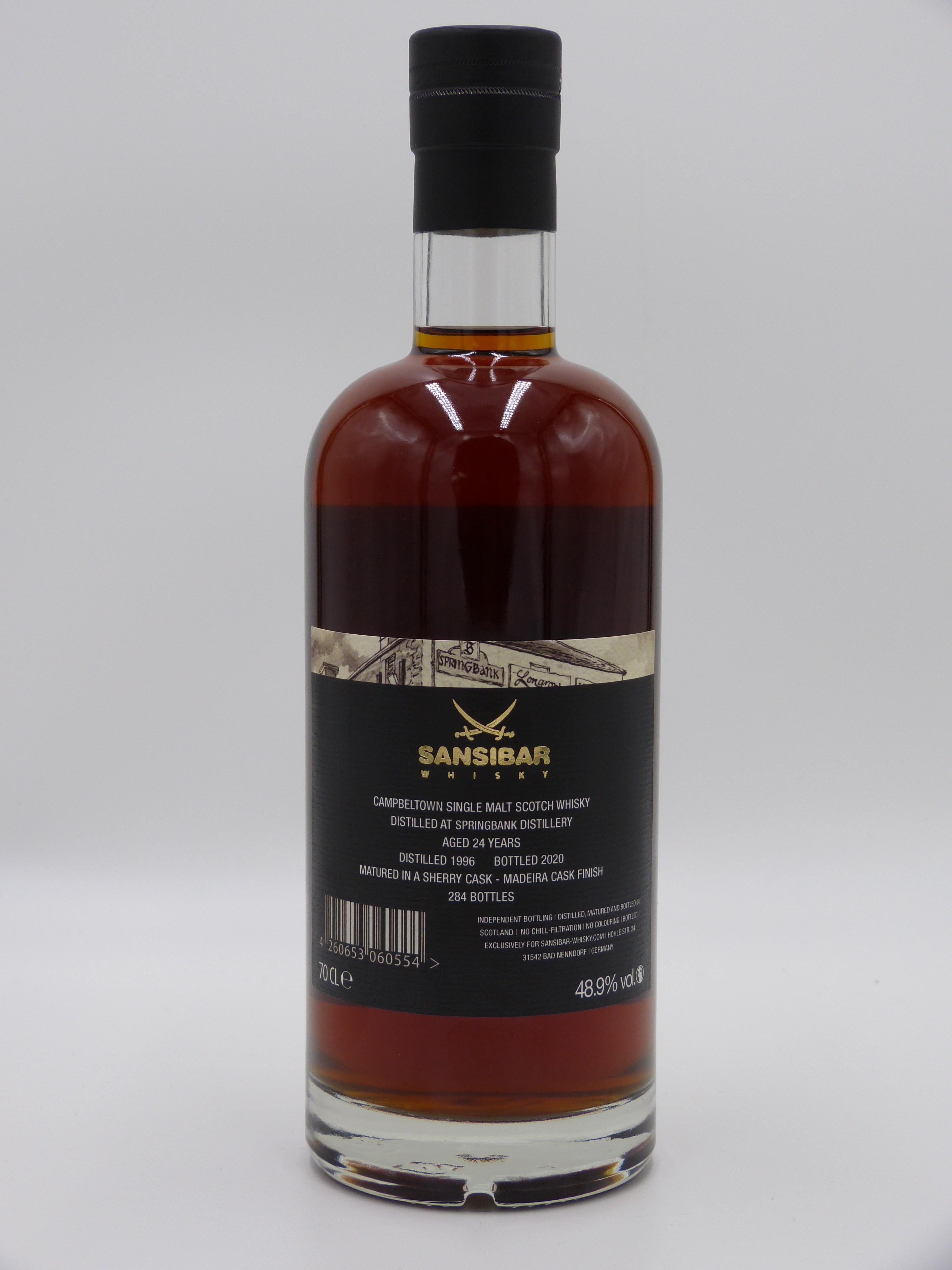 Springbank 24y - 10th Anniversary Bottling by Sansibar Whisky