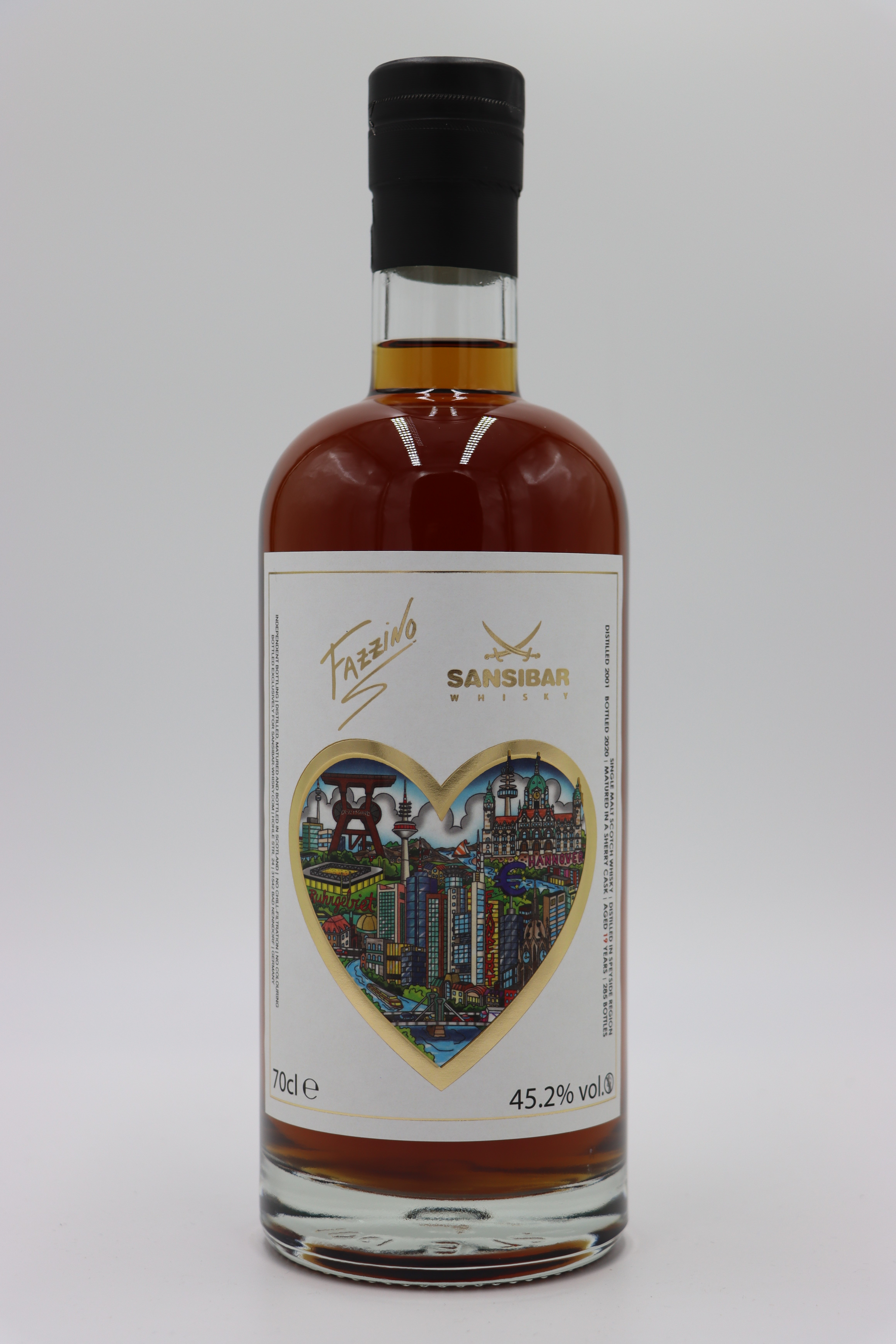Speyside Region Malt 19y - Sansibar Whisky Fazzino Label