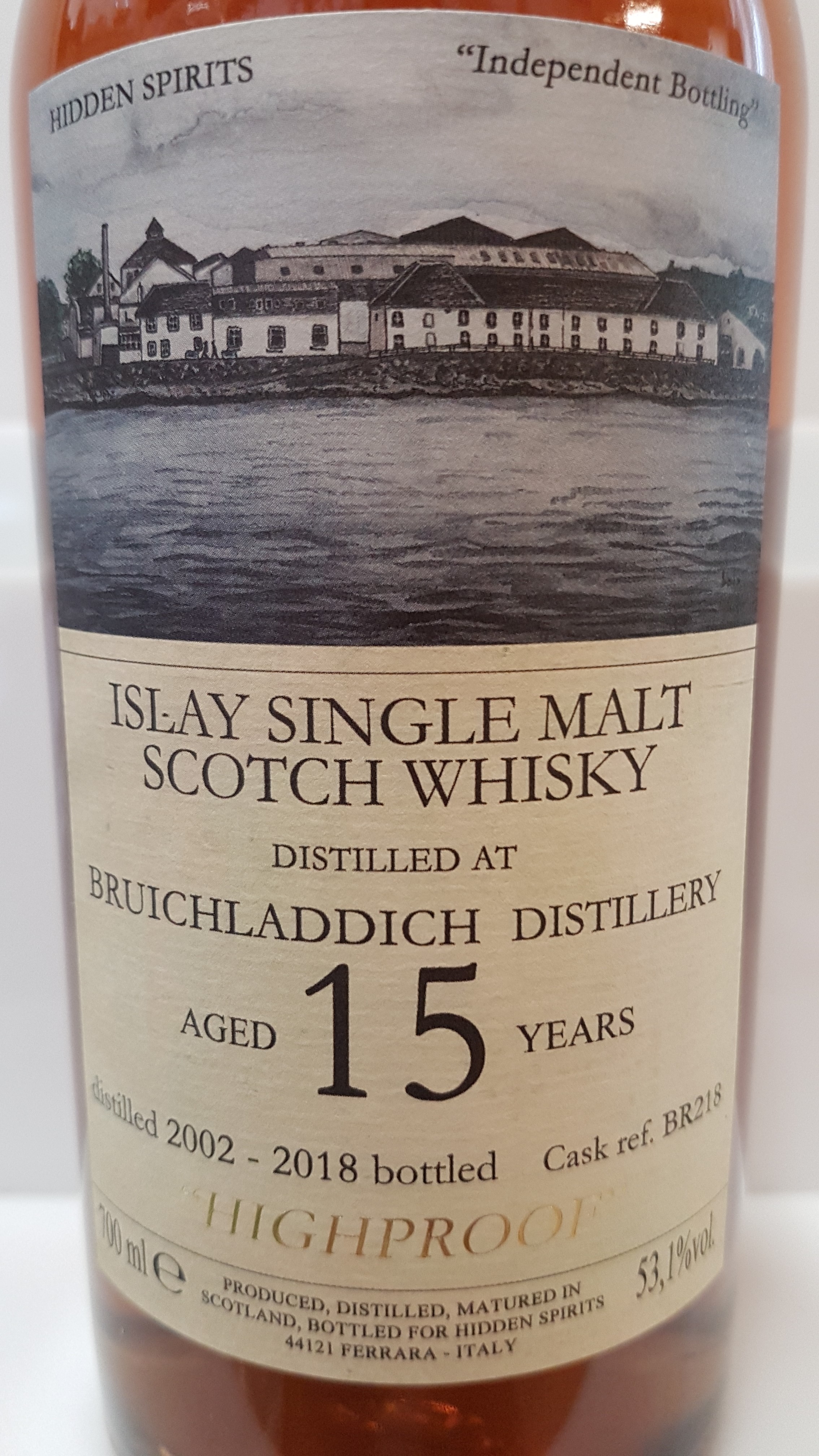 Bruichladdich 15y - Hidden Spirits