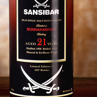 Bunnahabhain 21y - Sansibar First Label