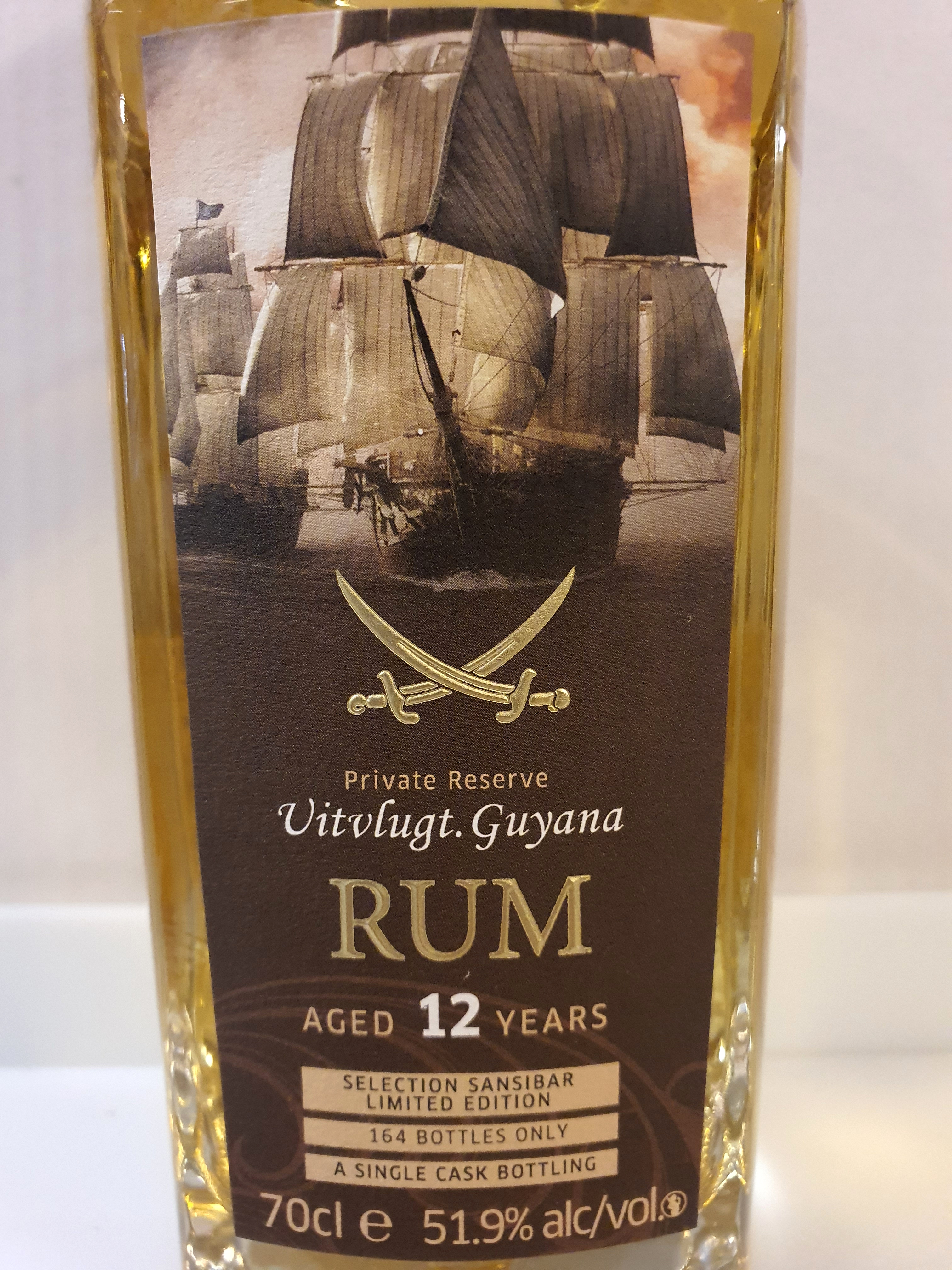 Guyana Rum (Uitvlugt Stills) - Pirat Label