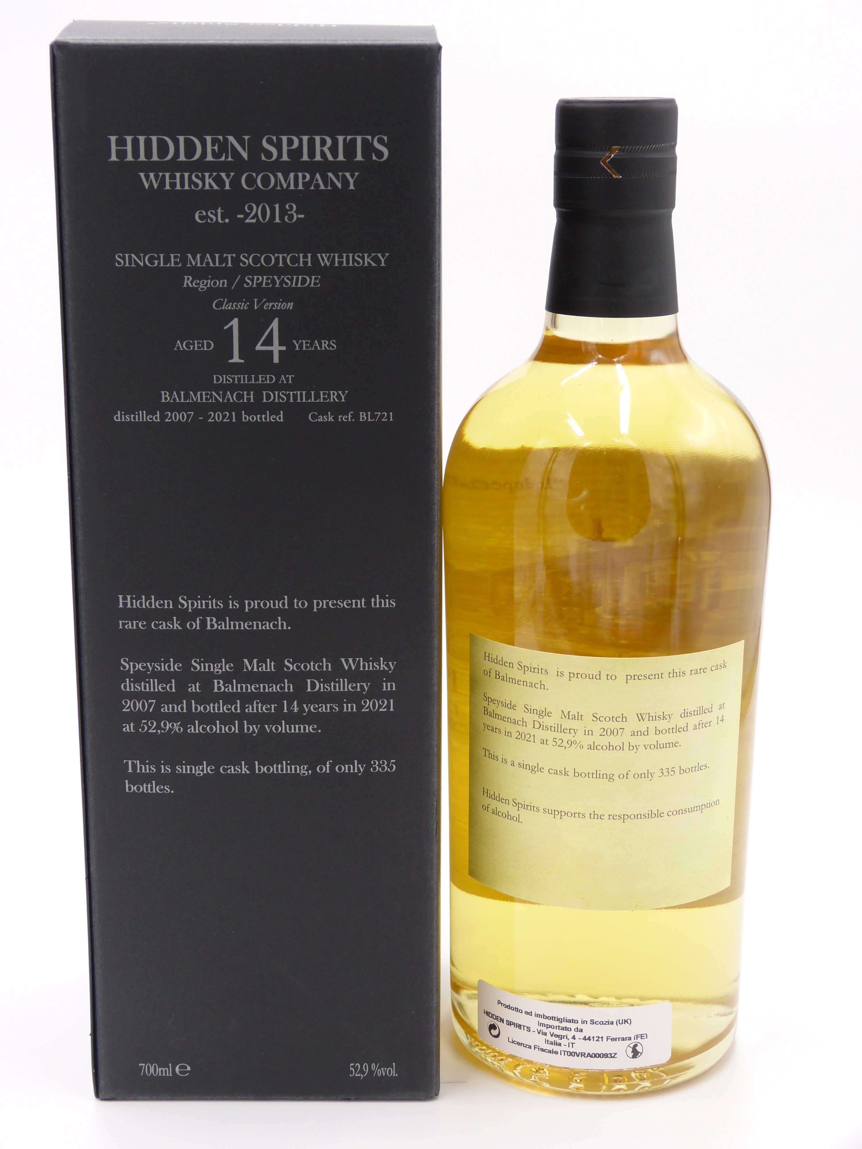 Balmenach 14y - Hidden Spirits